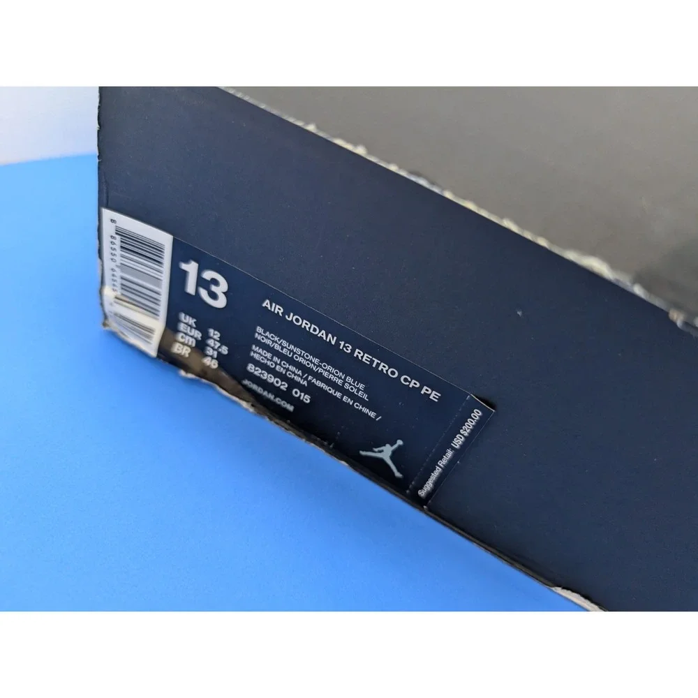 Size 13 - Air Jordan 13 Retro CP3 Away Black Sunstone Orion Blue 823902-015